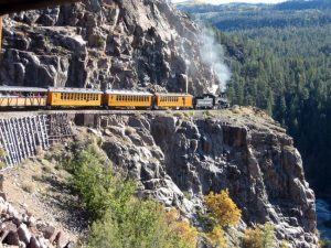 The Durango & Silverton Narrow Gauge Railroad, a site near the Four Corners Monument