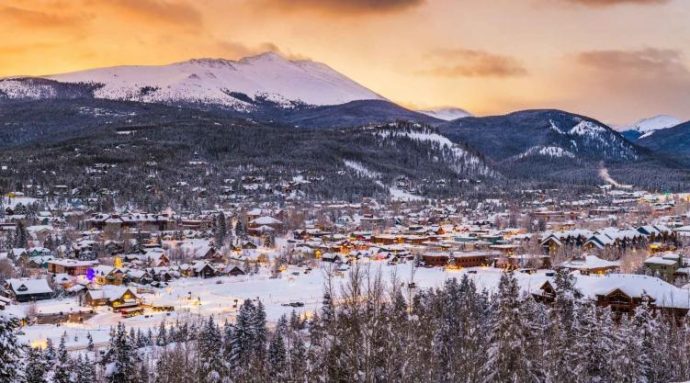 Breckenridge in the winter