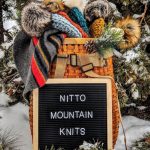 A sign for Nitto Mountain Knits, a Colorado small business