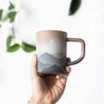 A "Haze" collection mug from Callahan Ceramics