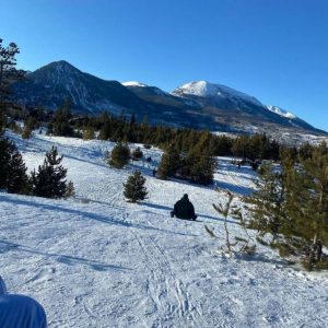 A slope at Frisco Adventure Park, home of some of the best sledding in Colorado