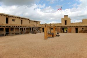 The inner courtyard at Bent's Old Fort, one of many Colorado historical places to visit