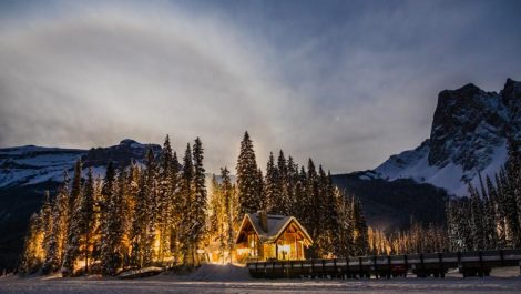 house in the mountains