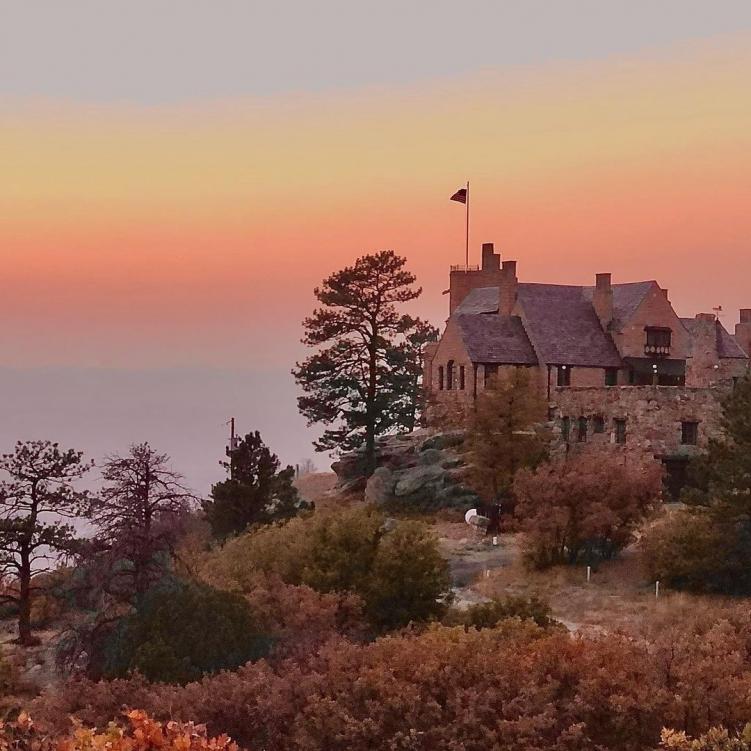 Cherokee Ranch and Castle at sunset