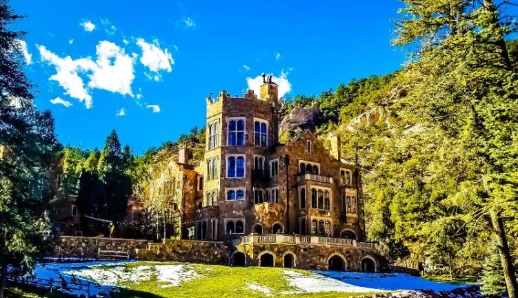 The Glen Eyrie Castle, one of several unique castles in Colorado