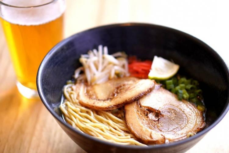 A bowl of ramen at Ramen Star Denver