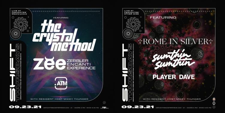 SHIFT Thursday The Crystal Method Rome in Silver