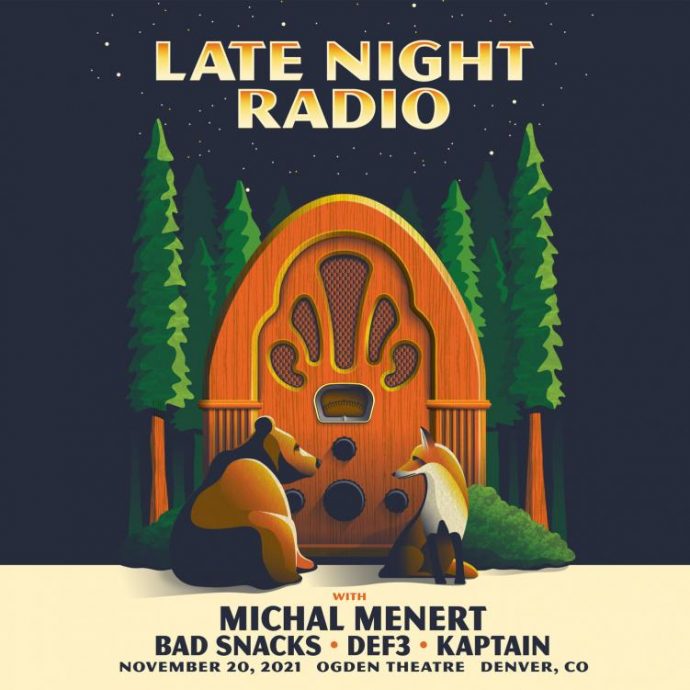 late night radio flyer
