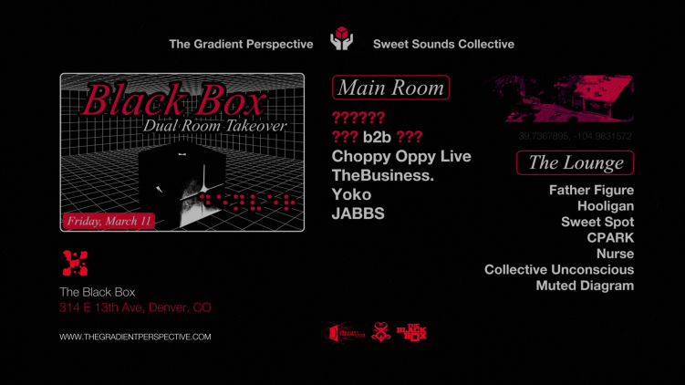 The Gradient Perspective Sweet Sounds Collective Black Box Takeover choppy oppy the business yoko