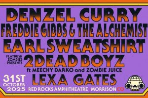 Lineup poster for Halloween on the Rocks 2025