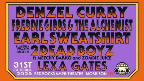 Lineup poster for Halloween on the Rocks 2025